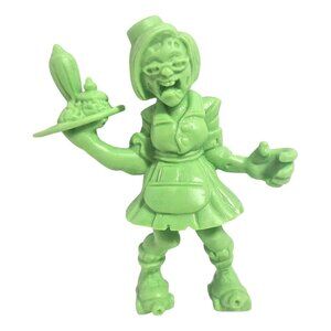 Retro Roller Green SLUG Zombies 2015 Figure Girl Holding Bird On Tray Zombie